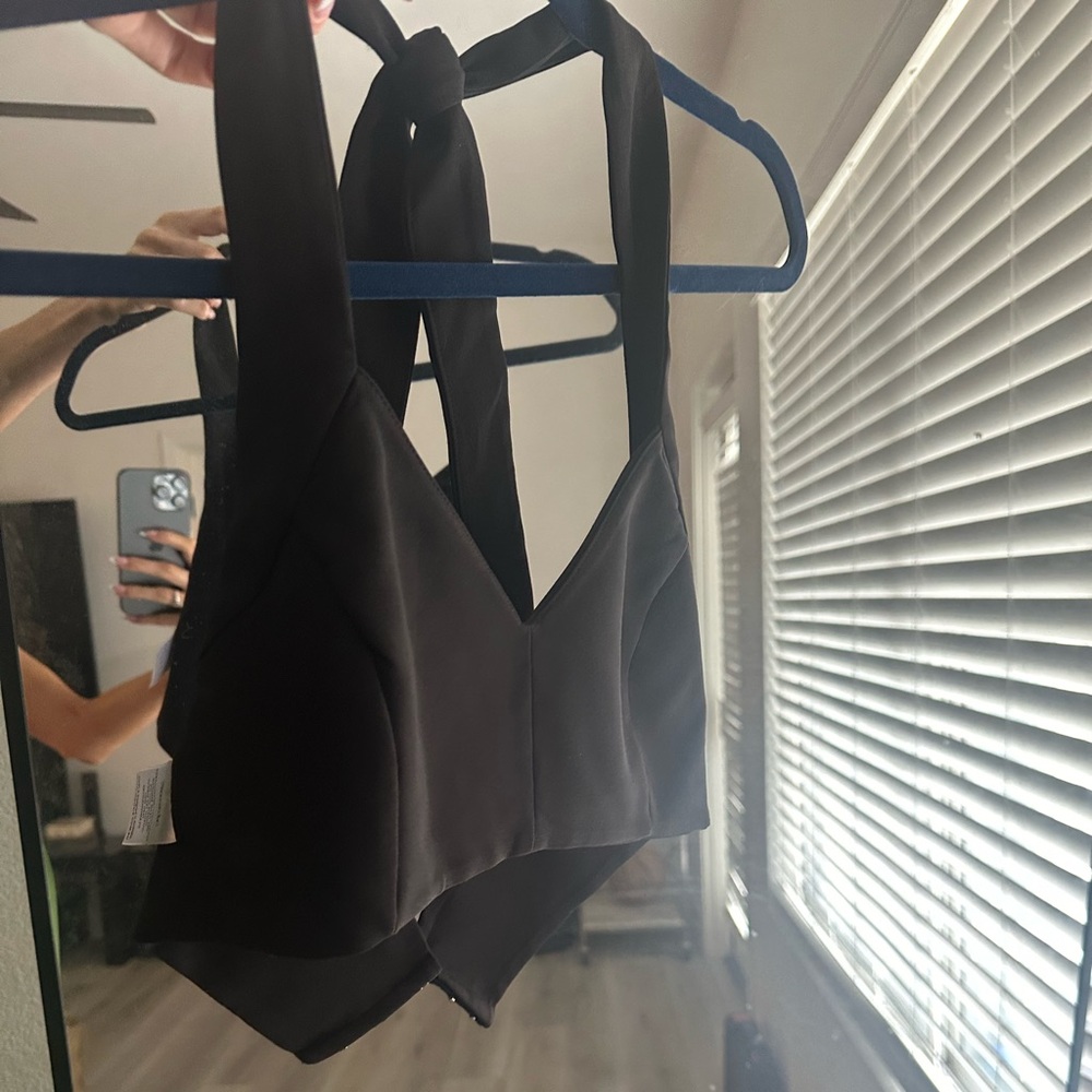 Nookie halter crop top
